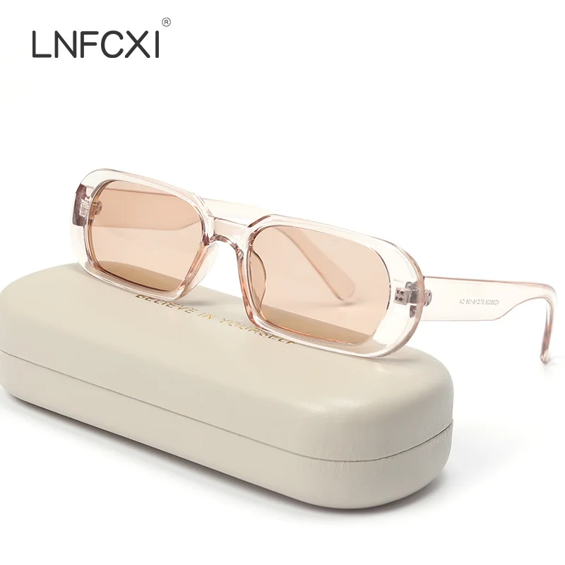 LNFCXI Fashion Female Trendy Small Frame Sunglasses Women Luxury Brand Candy Color Lens Sun Glasses Ladies Shades
LNFCXI Fashion Female Trendy Small Frame Sunglasses Women Luxury Brand Candy Color Lens Sun Glasses Ladies Shades