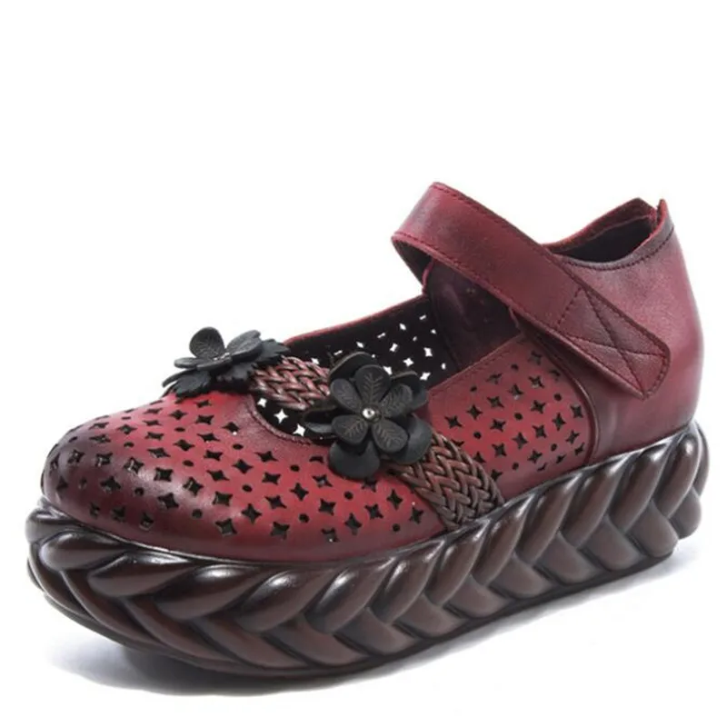 Famous 2020 New Spring Classic Flower Hollow Platform Shoes Woman Genuine Leather Shoes Elegant Comfort Fashion High Heel Shoes
Famous 2020 New Spring Classic Flower Hollow Platform Shoes Woman Genuine Leather Shoes Elegant Comfort Fashion High Heel Shoes