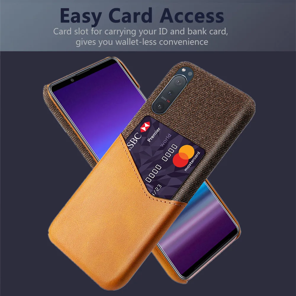 Business Phone Case On The For Sony Xperia 5 II Coque Febric Card Holder Cover For Sony Xperia5 II 6.1" 2020 Capa Funda Shell
Business Phone Case On The For Sony Xperia 5 II Coque Febric Card Holder Cover For Sony Xperia5 II 6.1" 2020 Capa Funda Shell