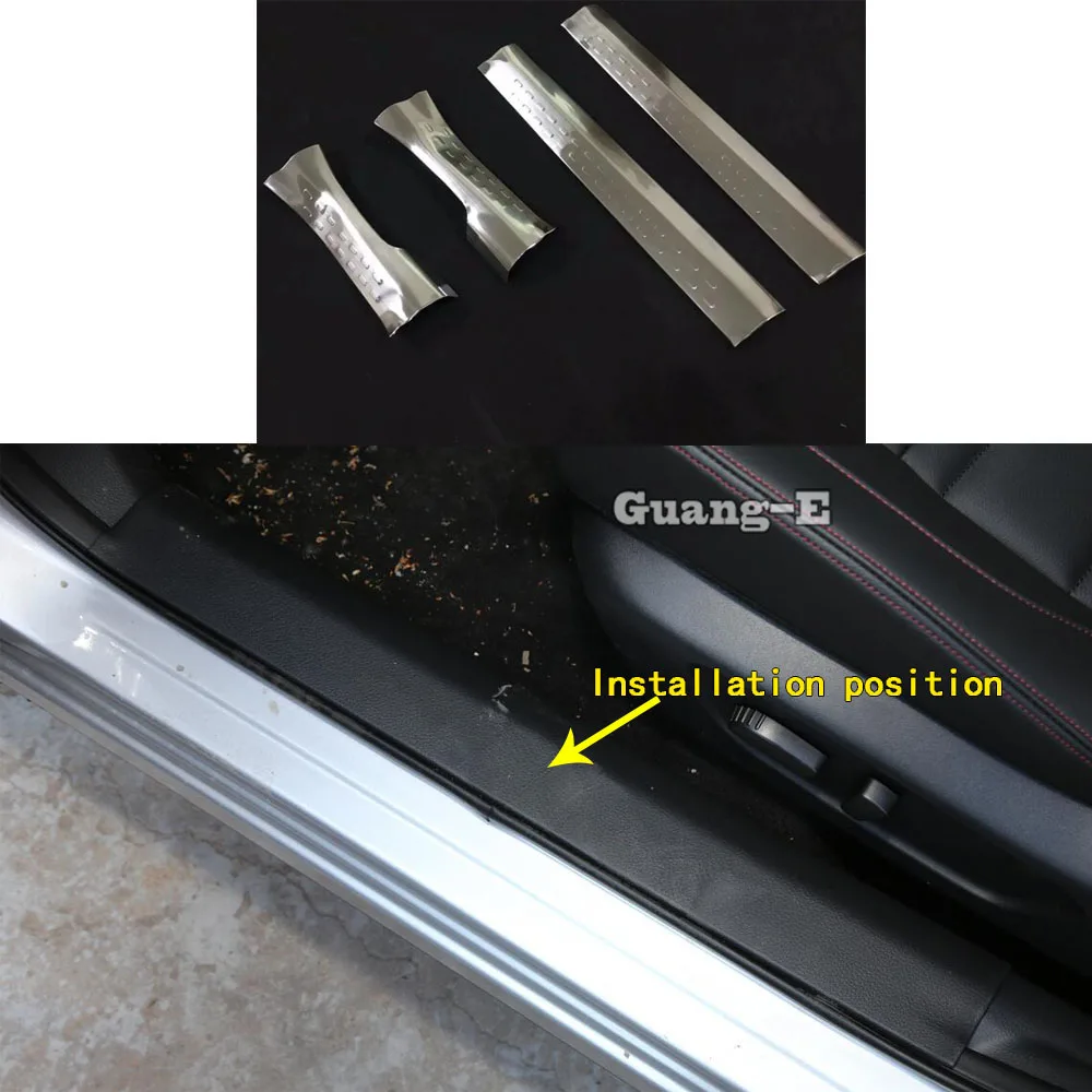 Car Cover Stainless Steel Pedal Door Sill Scuff Plate Inner Built Threshold 4pcs For Nissan Qashqai 2019 2020 2021
Car Cover Stainless Steel Pedal Door Sill Scuff Plate Inner Built Threshold 4pcs For Nissan Qashqai 2019 2020 2021
