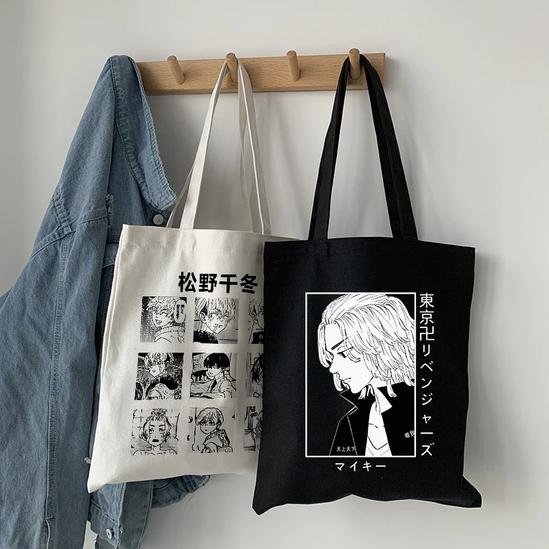 Women Bag Tokyo Revengers Anime Harajuku Shopper Bags Japanese Large Capacity Vintage Shoulder Bag Cartoon Y2k Women Canvas bag
Women Bag Tokyo Revengers Anime Harajuku Shopper Bags Japanese Large Capacity Vintage Shoulder Bag Cartoon Y2k Women Canvas bag