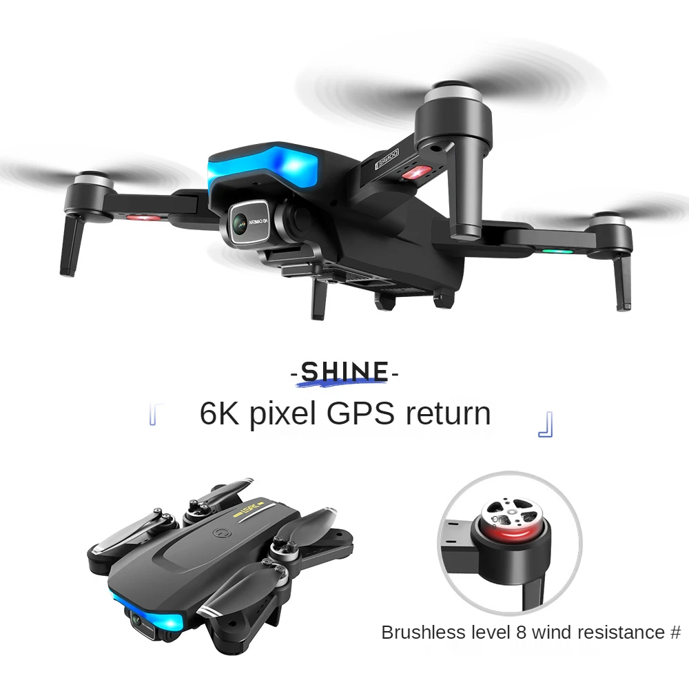 GPS Drone 6K Professional HD Dual Camera Brushless Aerial Photography Wifi RC Foldable Quadcopter 1KM Distance toy
GPS Drone 6K Professional HD Dual Camera Brushless Aerial Photography Wifi RC Foldable Quadcopter 1KM Distance toy
