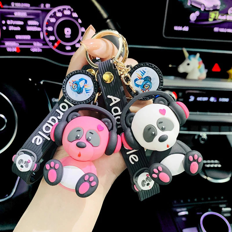 Creative Rock Music Elephant Keychain Cartoon Classic Music Panda Animal Key Chian Holder For Women Bag Pendant Gift Car Keyring
Creative Rock Music Elephant Keychain Cartoon Classic Music Panda Animal Key Chian Holder For Women Bag Pendant Gift Car Keyring