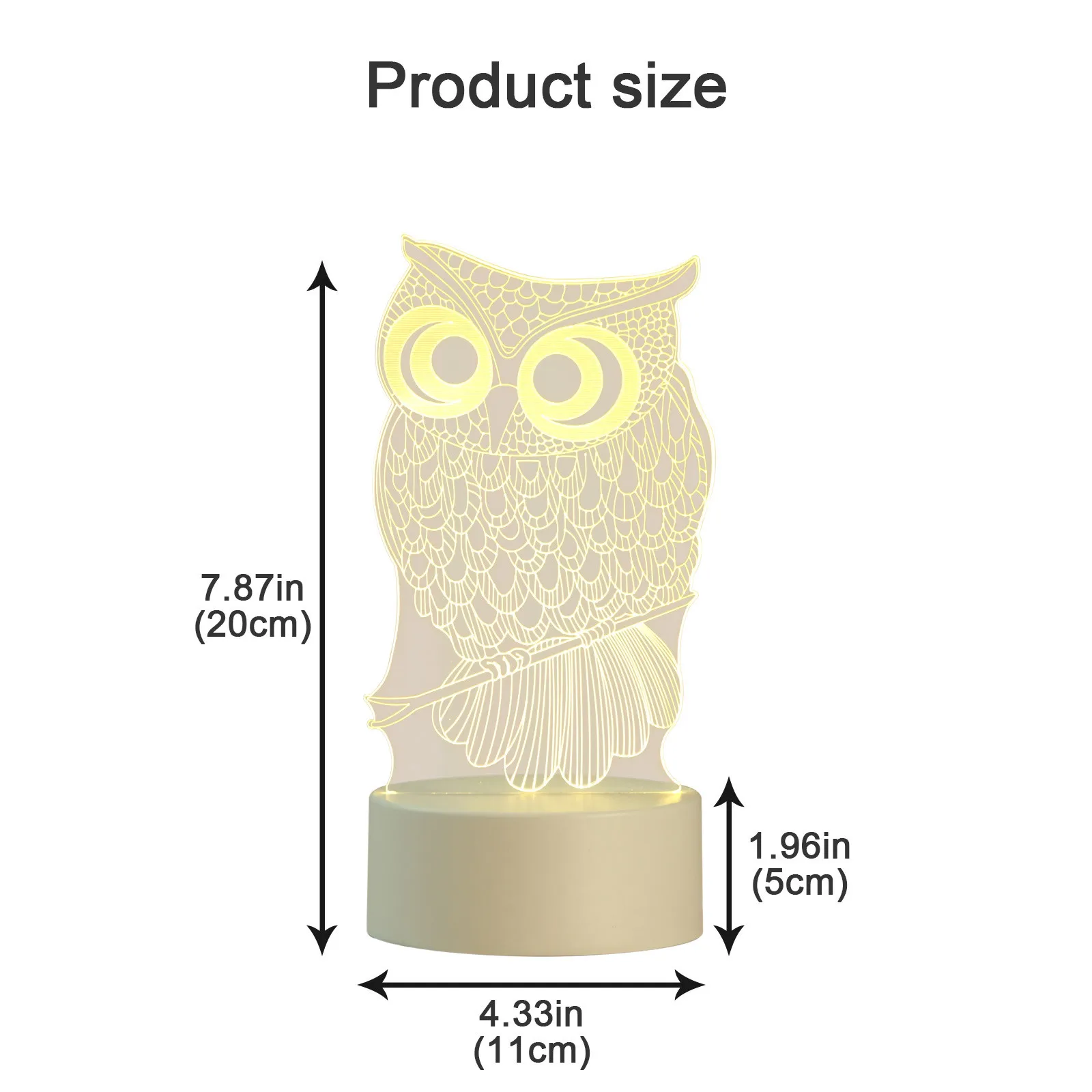 2021 Newest 3D LED Lamp Creative Owl Night Lights Novelty Illusion Night Lamp 3D Illusion Table Lamp For Home Decorative
2021 Newest 3D LED Lamp Creative Owl Night Lights Novelty Illusion Night Lamp 3D Illusion Table Lamp For Home Decorative