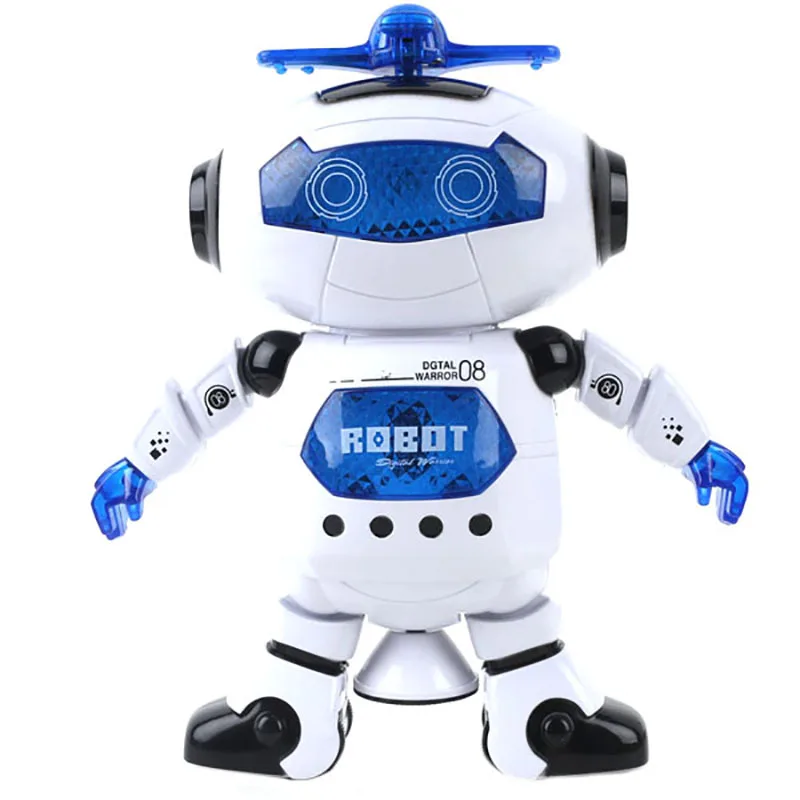 Детский танцующий Электрический робот вращающийся светильник музыка dazzle танцы