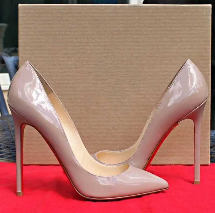 New Pumps Brand Women High Heel Shoes Shoes Red Bottom Black/nude Patent Leather Wedding Shoes Thin Heel Size
New Pumps Brand Women High Heel Shoes Shoes Red Bottom Black/nude Patent Leather Wedding Shoes Thin Heel Size