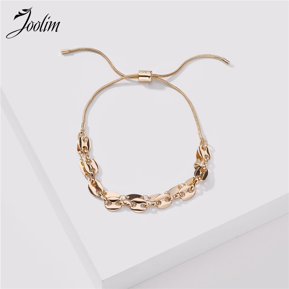 JOOLIM High End Gold Adjustable Brass Bracelet Fashion Jewelry Wholesale
JOOLIM High End Gold Adjustable Brass Bracelet Fashion Jewelry Wholesale