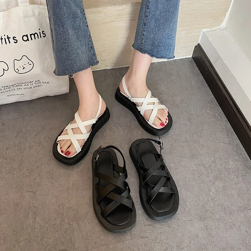 Ankle Strap 2021 Summer Luxury Sandals All-Match Sale Of Women's Shoes Clear Heels Suit Female Beige Clogs Wedge Med Fashion New
Ankle Strap 2021 Summer Luxury Sandals All-Match Sale Of Women's Shoes Clear Heels Suit Female Beige Clogs Wedge Med Fashion New