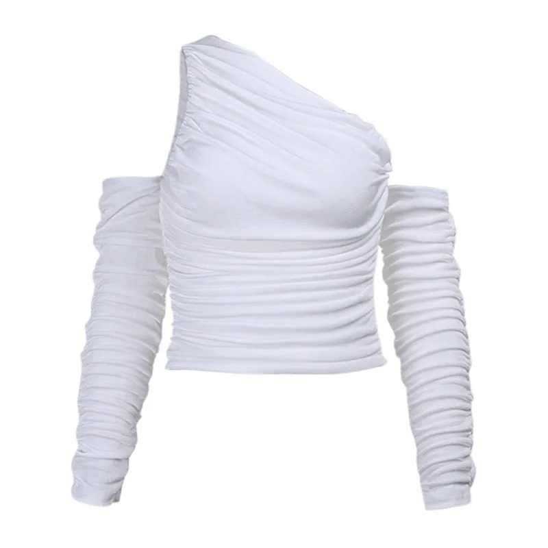 Y2k Aesthetic 2021 Fall Knitted Women's Long-sleeved Stiletto Pleated Top Women
Y2k Aesthetic 2021 Fall Knitted Women's Long-sleeved Stiletto Pleated Top Women