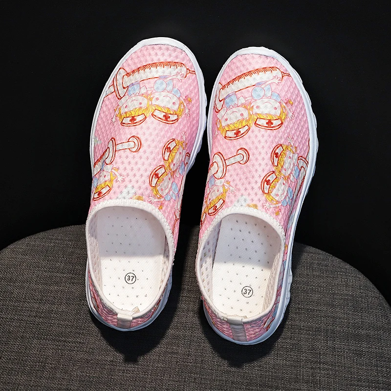 LYXLYH Spring Nurse Flat Shoes Women Cute Cartoon Nurses Printed Women's Sneakers Shoes Breath Mesh Flats Zapatos de Mujer
LYXLYH Spring Nurse Flat Shoes Women Cute Cartoon Nurses Printed Women's Sneakers Shoes Breath Mesh Flats Zapatos de Mujer