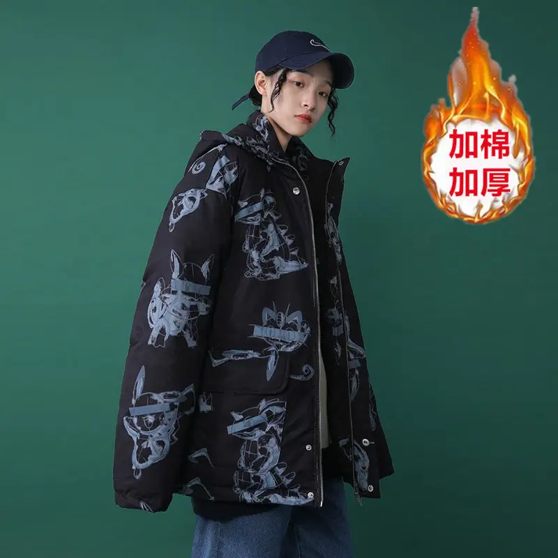 2021 New Winter Cotton Jacket Women's Short Trendy Tooling Coat Female Loose Fashion Jacket Students Women's Clothing
2021 New Winter Cotton Jacket Women's Short Trendy Tooling Coat Female Loose Fashion Jacket Students Women's Clothing
