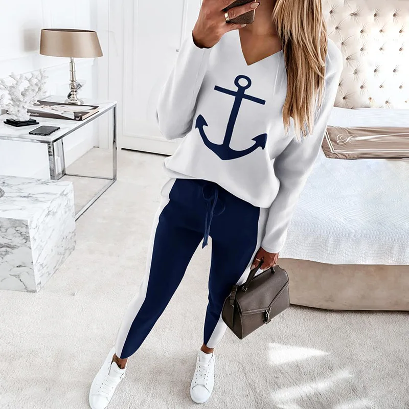 Tracksuit Women Two Piece Set Spring Autumn Clothes Fashion Print Pullover Hoodies Coat Top and Pants Sport Jogger Casual Suit
Tracksuit Women Two Piece Set Spring Autumn Clothes Fashion Print Pullover Hoodies Coat Top and Pants Sport Jogger Casual Suit
