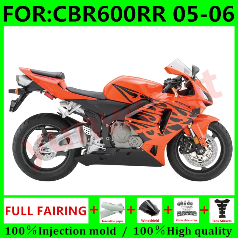 Новый комплект обтекателей для мотоцикла ABS для HONDA CBR600RR F5 2005 2006 CBR600 RR CBR 600RR 05 06 обтекатель кузова черный оранжевый 
Новый комплект обтекателей для мотоцикла ABS для HONDA CBR600RR F5 2005 2006 CBR600 RR CBR 600RR 05 06 обтекатель кузова черный оранжевый