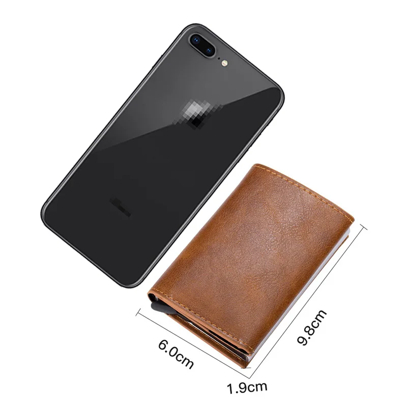 Credit Card Holder Wallet Men Women Metal Blocking RFID New Anti Theft Aluminium PU Leather Unisex Security Information Purse
Credit Card Holder Wallet Men Women Metal Blocking RFID New Anti Theft Aluminium PU Leather Unisex Security Information Purse