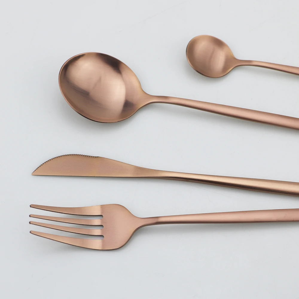 24Pcs Cutlery Set White Gold Dinnerware Set Stainless Steel Tableware Set Knife Fork Spoon Flatware Set Kitchen Silverware set
24Pcs Cutlery Set White Gold Dinnerware Set Stainless Steel Tableware Set Knife Fork Spoon Flatware Set Kitchen Silverware set