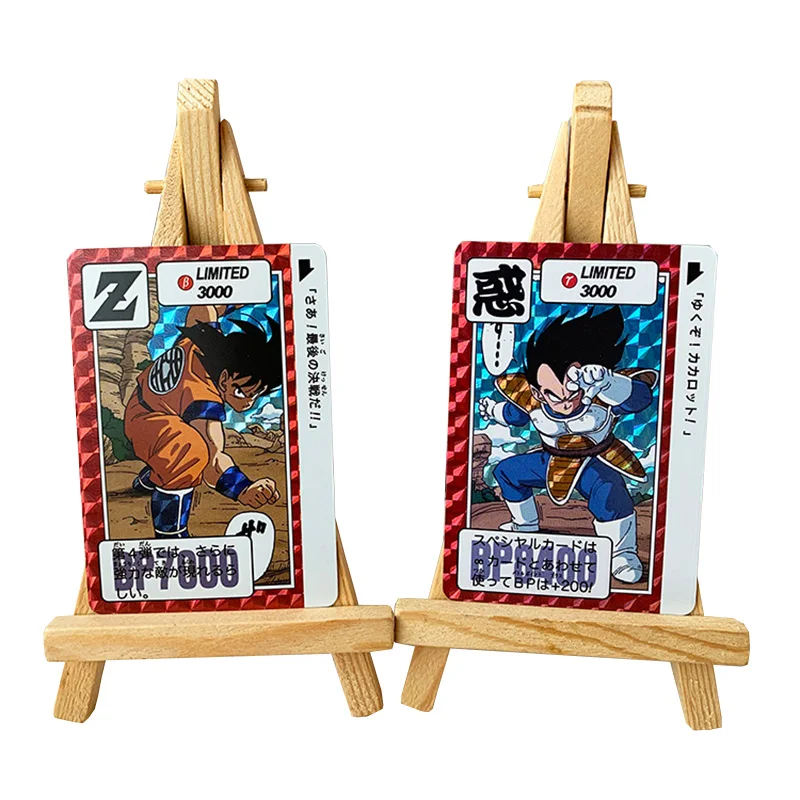 6 шт. фигурки из аниме «Драконий жемчуг», самодельные бронзирующие флэш-карты, Asuka Langley Soryu Vegeta, коллекционные карты, игрушки, подарки для детей
6 шт. фигурки из аниме «Драконий жемчуг», самодельные бронзирующие флэш-карты, Asuka Langley Soryu Vegeta, коллекционные карты, игрушки, подарки для детей