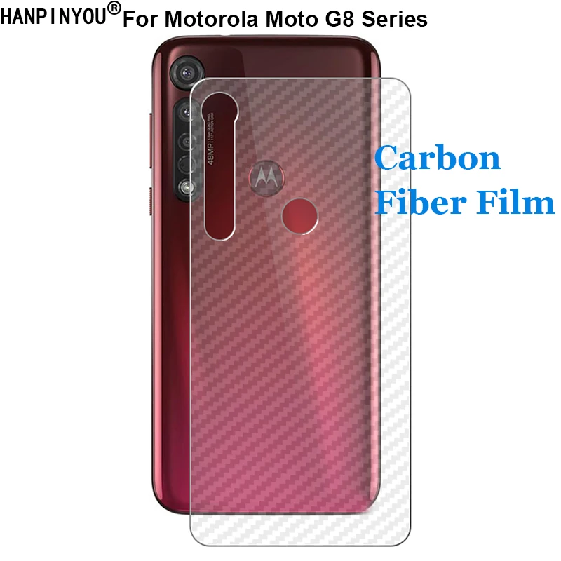 Прочная 3D защитная пленка из углеродного волокна для Motorola Moto G8 Plus Play Power Lite (не