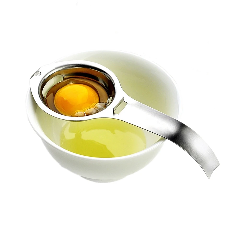 Stainless Steel Egg Separator Egg Yolk White Separator Filter Long Handle Egg Divider Baking Cooking Egg Tools Kitchen Gadgets
Stainless Steel Egg Separator Egg Yolk White Separator Filter Long Handle Egg Divider Baking Cooking Egg Tools Kitchen Gadgets