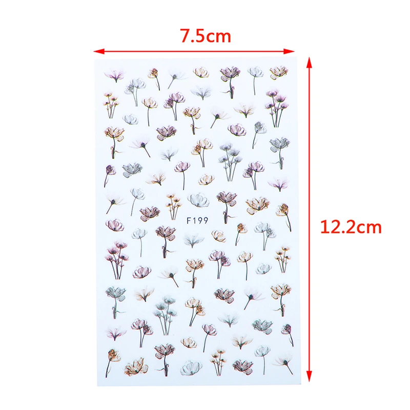 2PCS Dandelion Design 3d Nail Art Stickers Adhesive Manicure Transfer Decals
2PCS Dandelion Design 3d Nail Art Stickers Adhesive Manicure Transfer Decals