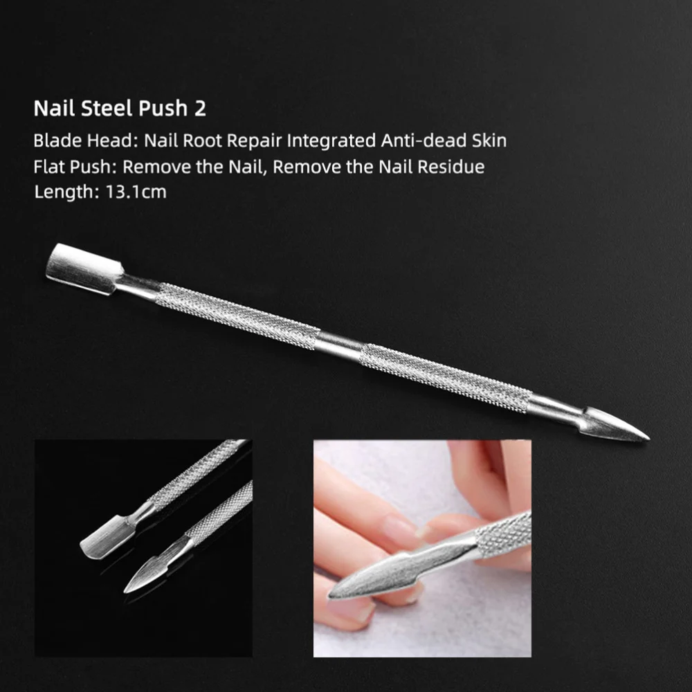 4pcs Nail Cuticle Remover Double-end Stainless Steel Nail Cuticle Pusher Manicure Tool
4pcs Nail Cuticle Remover Double-end Stainless Steel Nail Cuticle Pusher Manicure Tool