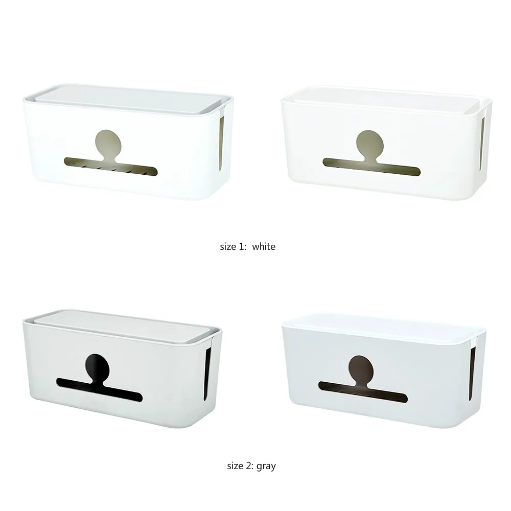 Multi-function Charging Cable Management Box Case Power Cord Cover Organizer with Phone Stand ABS Plastic Organizer Box for Home 
Multi-function Charging Cable Management Box Case Power Cord Cover Organizer with Phone Stand ABS Plastic Organizer Box for Home