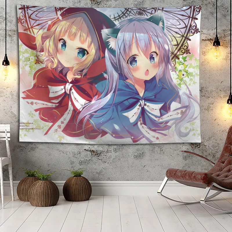 Cute Anime Girl Wall Hanging Tapestry Home Party Decorative Tapestries Photo Background Cloth Table Cloth Wall Tapestry
Cute Anime Girl Wall Hanging Tapestry Home Party Decorative Tapestries Photo Background Cloth Table Cloth Wall Tapestry