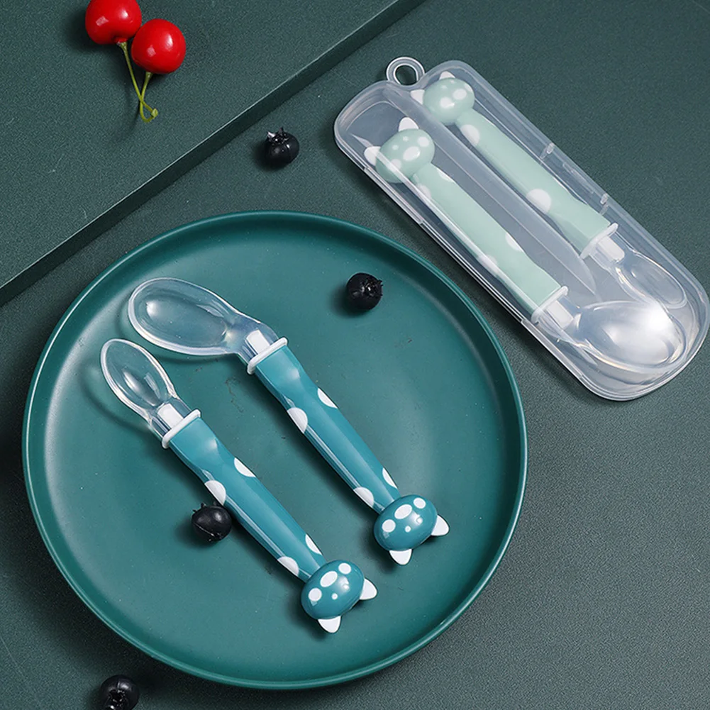 Training Bowl Spoon Fork Baby Silicone Spoon Soft Smooth Baby Feeding Spoon Gum-Friendly Spoon Set for Infants over 6 Months
Training Bowl Spoon Fork Baby Silicone Spoon Soft Smooth Baby Feeding Spoon Gum-Friendly Spoon Set for Infants over 6 Months
