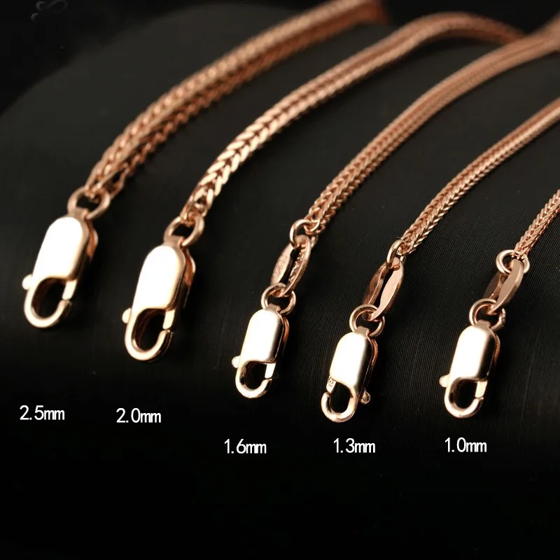 BOCAI Real S925 Sterling Silver Necklace For Woman 18K Rose Gold Plated Medium-Length Women's Sweater Chain Couple Gift
BOCAI Real S925 Sterling Silver Necklace For Woman 18K Rose Gold Plated Medium-Length Women's Sweater Chain Couple Gift