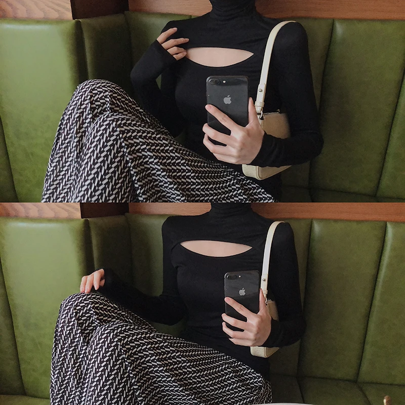 designer sexy hollow out long sleeve tshirt women fashion brand turtleneck womens clothing ladies tops autumn style Slim tees
designer sexy hollow out long sleeve tshirt women fashion brand turtleneck womens clothing ladies tops autumn style Slim tees