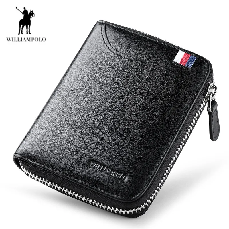 WILLIAMPOLO Luxury Brand Hight Genuine Leather Men Wallet Business casual men's wallet full Zip Coin Pocket Purse Mens Card Purs
WILLIAMPOLO Luxury Brand Hight Genuine Leather Men Wallet Business casual men's wallet full Zip Coin Pocket Purse Mens Card Purs