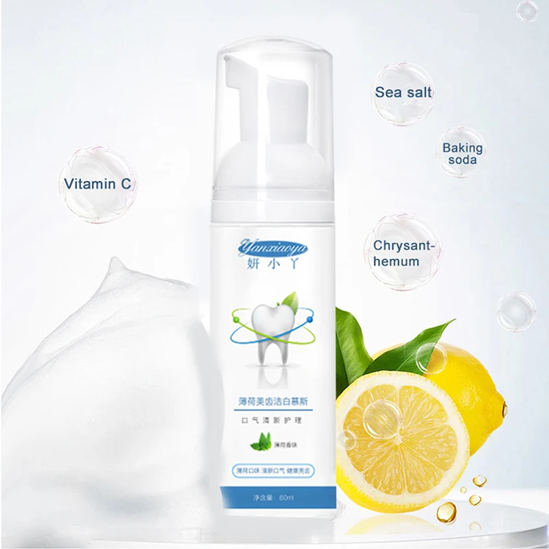 Teeth Whitening Shining Tooth-Clean Fragrant Mint Mousse Toothpaste Powder Oral Care Hygiene Remove Plaque Stains Dental Tool M
Teeth Whitening Shining Tooth-Clean Fragrant Mint Mousse Toothpaste Powder Oral Care Hygiene Remove Plaque Stains Dental Tool M