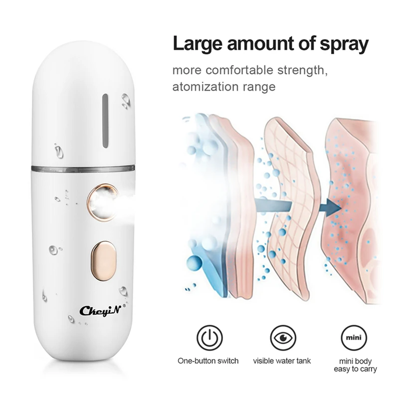 CkeyiN Vacuum Blackhead Remover Ultrasonic Skin Scrubber Beauty Acne Skin Care Blackhead Nano Mist Sprayer Facial Deep Cleanser
CkeyiN Vacuum Blackhead Remover Ultrasonic Skin Scrubber Beauty Acne Skin Care Blackhead Nano Mist Sprayer Facial Deep Cleanser