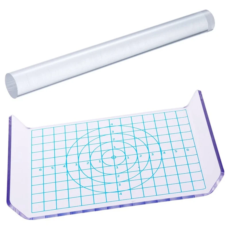 Clay Tool Kit,Acrylic Clay Roller With Grid Sheet Clay Pottery Tool For Shaping,Sculpting Hand-Made DIY Tool Materials
Clay Tool Kit,Acrylic Clay Roller With Grid Sheet Clay Pottery Tool For Shaping,Sculpting Hand-Made DIY Tool Materials