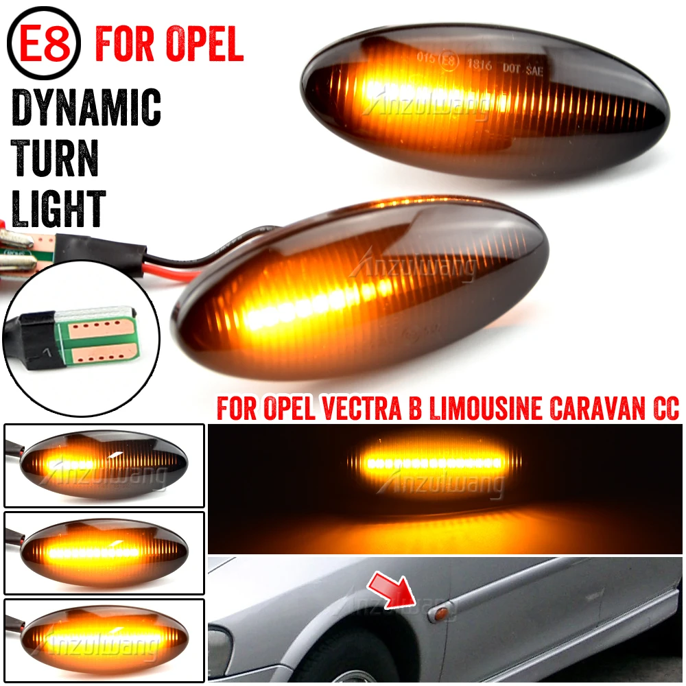 2Pcs Dynamic LED Side Marker Light Turn Signal Lamp For Opel/Vauxhall Vectra B MK1 1995 1996 1997 1998 1999 2000 2001 2002 2003
2Pcs Dynamic LED Side Marker Light Turn Signal Lamp For Opel/Vauxhall Vectra B MK1 1995 1996 1997 1998 1999 2000 2001 2002 2003