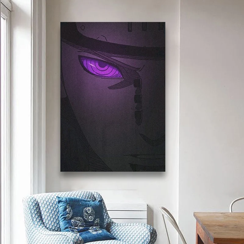 Pain Rinnegan Manga eye anime Painting wall Art Canvas for Living room home bedroom study dorm decoration prints
Pain Rinnegan Manga eye anime Painting wall Art Canvas for Living room home bedroom study dorm decoration prints