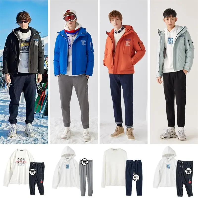 Куртка SEMIR мужская пуховая с капюшоном, теплая ветровка свободного покроя с вышивкой и надписью, рабочая одежда, пальто, зима 2020
Куртка SEMIR мужская пуховая с капюшоном, теплая ветровка свободного покроя с вышивкой и надписью, рабочая одежда, пальто, зима 2020