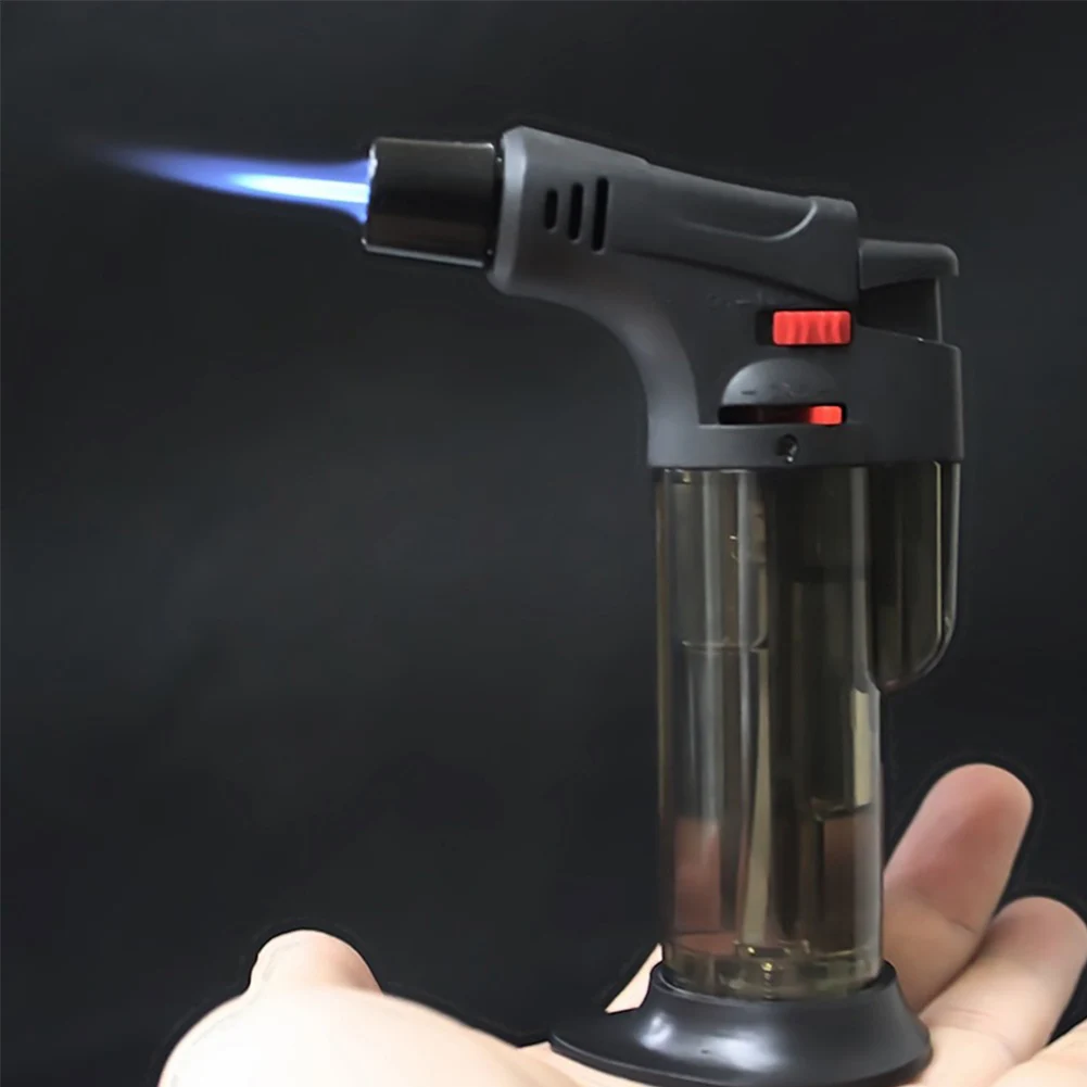 High Jet Flame Butane Gas Transparent Body Design Refillable Butane Jet Torch Lighter Adjustable Cooking BBQ Flame Ignition Tool
High Jet Flame Butane Gas Transparent Body Design Refillable Butane Jet Torch Lighter Adjustable Cooking BBQ Flame Ignition Tool
