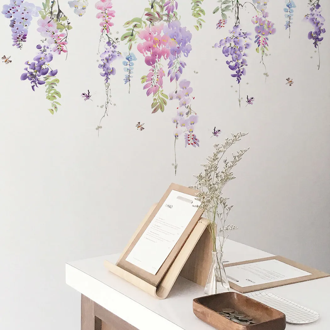 Colorful Floral Plants Flowers Butterfly Wall Sticker Child Poster Art Decal Nordic Kid For Baby Room Home Decoration
Colorful Floral Plants Flowers Butterfly Wall Sticker Child Poster Art Decal Nordic Kid For Baby Room Home Decoration