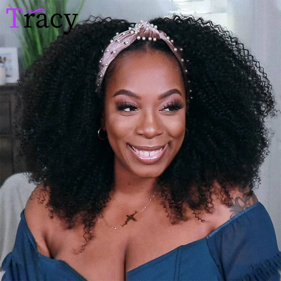 Headband Wig Afro Kinky Curly Wigs For Women Human Hair Brazilian Remy Machine Made No Glueless Women's Headband Wig Human Hair
Headband Wig Afro Kinky Curly Wigs For Women Human Hair Brazilian Remy Machine Made No Glueless Women's Headband Wig Human Hair