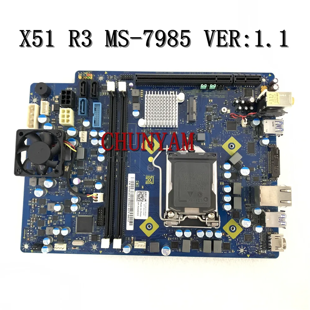 Новый бренд для DELL Alienware X51 R3 MS 7985 VER: 1 рабочего стола материнской платы LGA 1151 DDR4 CN