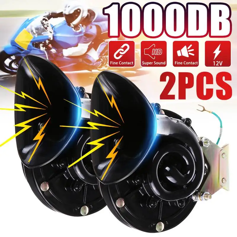1000DB 12/24V Dual Trumpets Super Loud Electric Solenoid Valve Car Electric Air Horn Speaker For Vehicle Car SUV Truck Lorry RV
1000DB 12/24V Dual Trumpets Super Loud Electric Solenoid Valve Car Electric Air Horn Speaker For Vehicle Car SUV Truck Lorry RV