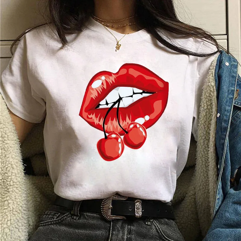 Graphic Tee Shirt Female Tops Tee Female Harajuku T Shirt New Summer Women Tshirt Red Mouth Lip Kiss Women Tshirt Funny Leopard
Graphic Tee Shirt Female Tops Tee Female Harajuku T Shirt New Summer Women Tshirt Red Mouth Lip Kiss Women Tshirt Funny Leopard