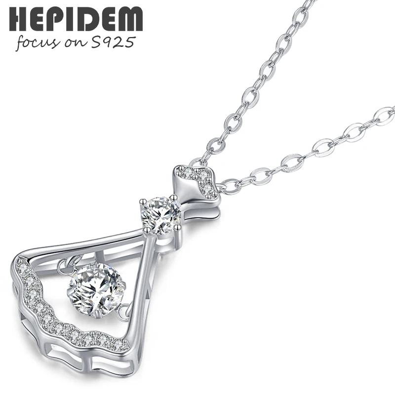 HEPIDEM 100% Really 0.5ct D Moissanite 925 Sterling Silver Necklace Diamond Test Passed Jewelry Women Christmas Gift H007
HEPIDEM 100% Really 0.5ct D Moissanite 925 Sterling Silver Necklace Diamond Test Passed Jewelry Women Christmas Gift H007