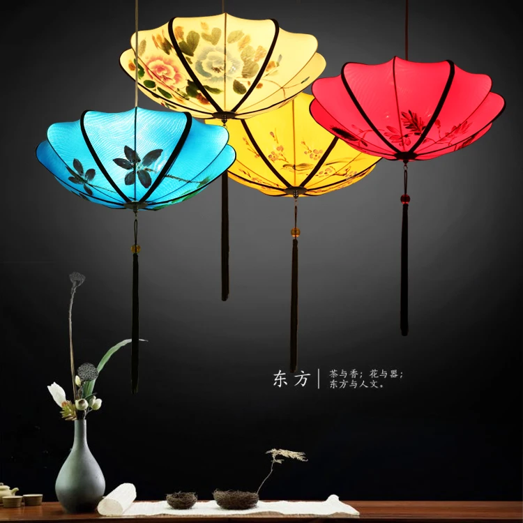 Hand painted fabric chandelier decoration hotel restaurant chandelier new Chinese classical art antique lamps
Hand painted fabric chandelier decoration hotel restaurant chandelier new Chinese classical art antique lamps