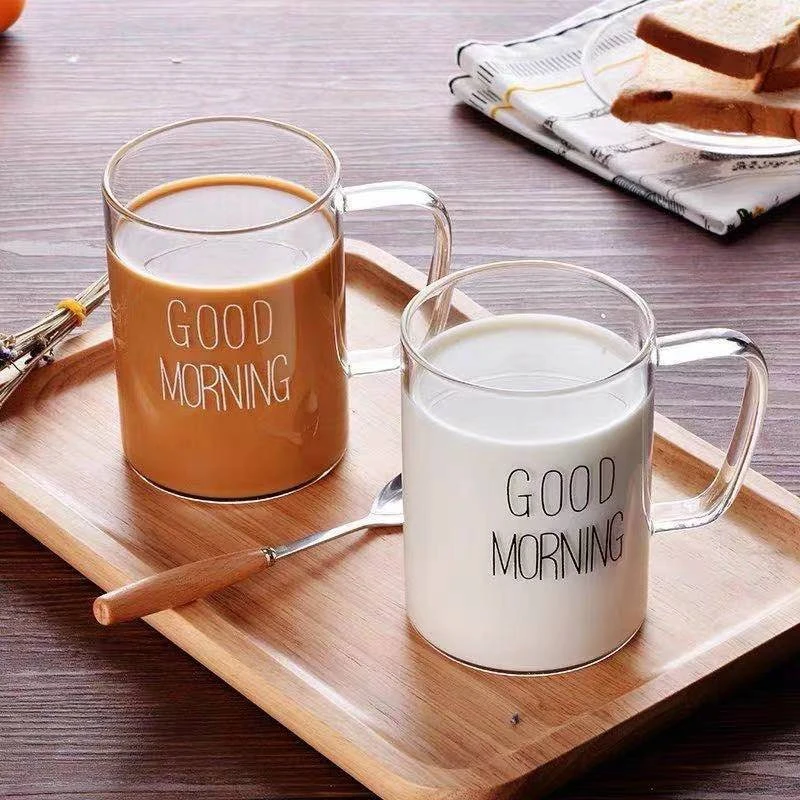 Goodmorning Glass Nordic Glass Breakfast Glass Lady's Glass Milk Glass At Home
Goodmorning Glass Nordic Glass Breakfast Glass Lady's Glass Milk Glass At Home