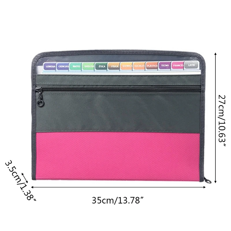A4 Multi-layer Organ Bag Zipper Information Briefcase Document File Folder Student Test Paper Holder
A4 Multi-layer Organ Bag Zipper Information Briefcase Document File Folder Student Test Paper Holder
