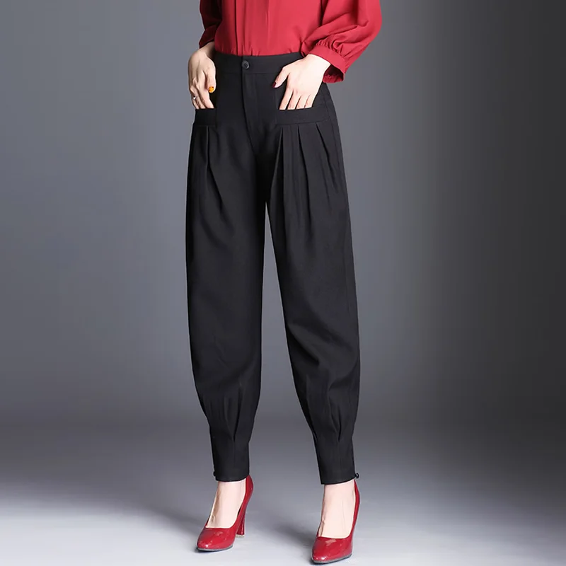 2020 Spring Summer Ankle-length Loose Harem Pants Middl Aged Women Elastic Waist Casual Pants Female Trousers Plus Size3xl F128
2020 Spring Summer Ankle-length Loose Harem Pants Middl Aged Women Elastic Waist Casual Pants Female Trousers Plus Size3xl F128