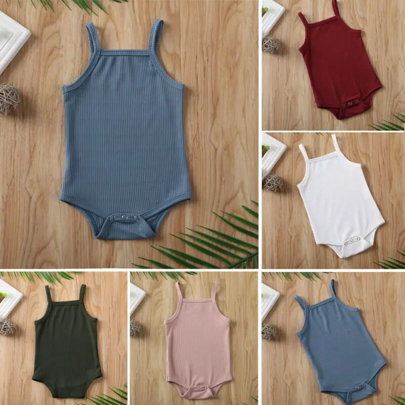 AA Infant Baby Bodysuits 2020 Square Collar Bodysuit Newborn Baby Boy Girl Sling Bodysuit Jumpsuit One Piece Clothes
AA Infant Baby Bodysuits 2020 Square Collar Bodysuit Newborn Baby Boy Girl Sling Bodysuit Jumpsuit One Piece Clothes