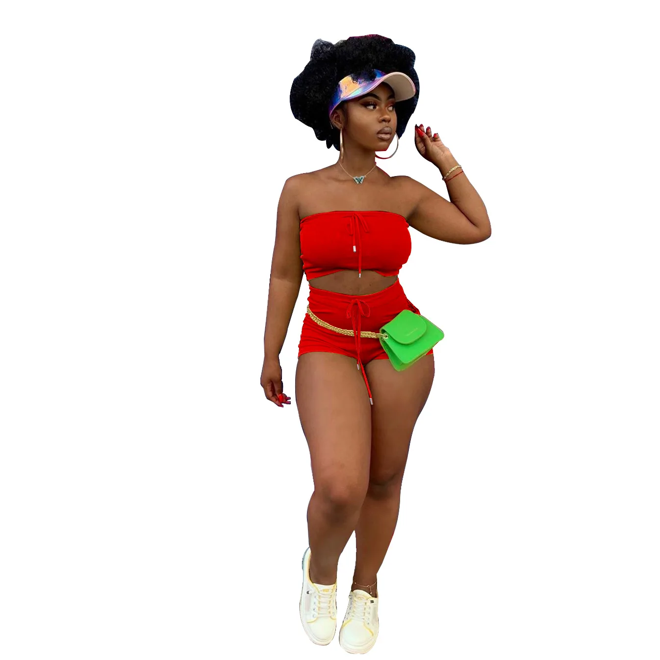 Cutubly Strapless Women Set Outfits Summer Solid Two Piece Set Crop Top Shorts Jogger Sweatpants Suit Tracksuit Matching Set
Cutubly Strapless Women Set Outfits Summer Solid Two Piece Set Crop Top Shorts Jogger Sweatpants Suit Tracksuit Matching Set