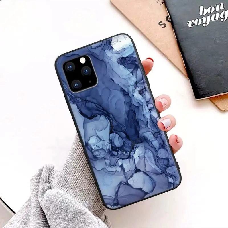 Watercolor Marble Pattern Black Silicone Mobile Phone Case Cover For Huawei P9 P10 P20 P30 P40 Lite Pro P Smart 2019 2020 
Watercolor Marble Pattern Black Silicone Mobile Phone Case Cover For Huawei P9 P10 P20 P30 P40 Lite Pro P Smart 2019 2020